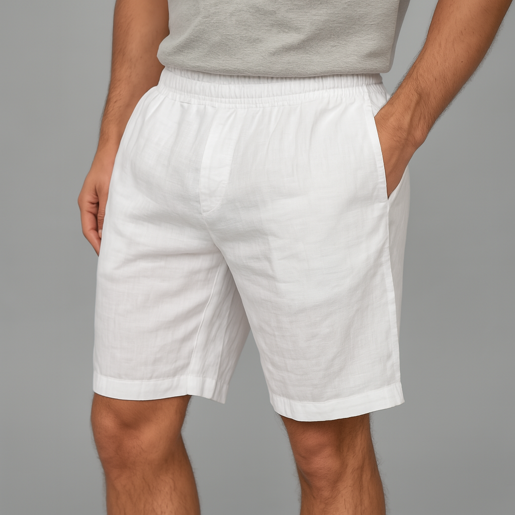Rivano Linen Drawstring Shorts