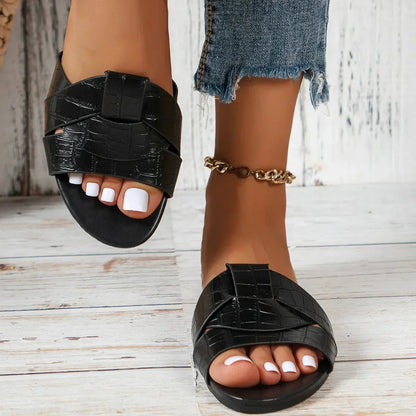 Women's Cushioned Slide Sandals