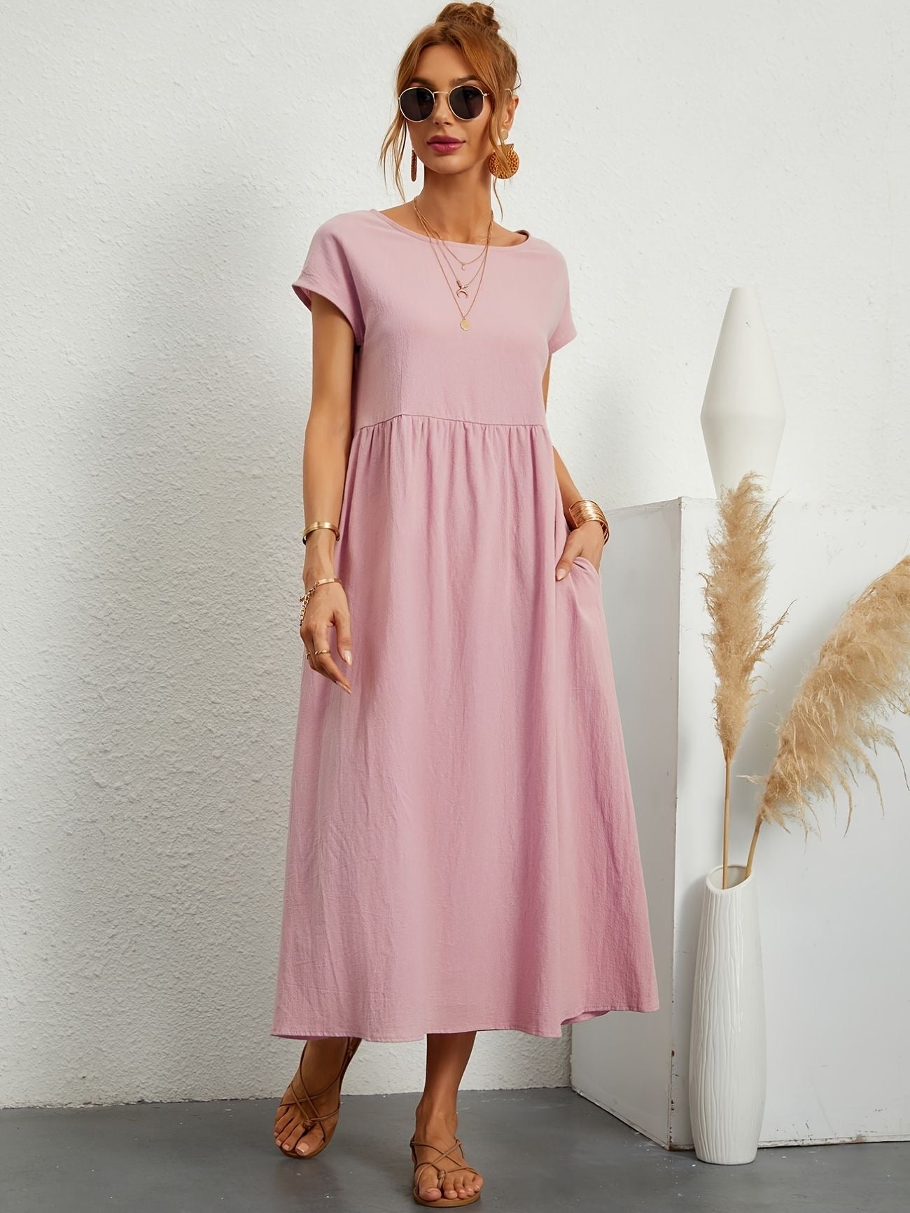 Women's Lightweight Summer Midi Dress