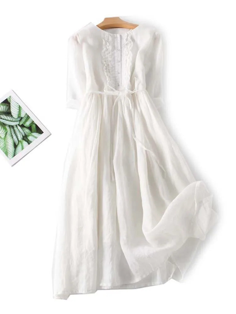 Women's Vintage Everyday Midi Dress