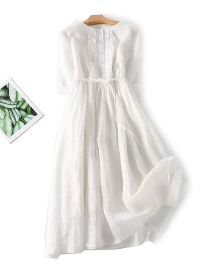 Women's Vintage Everyday Midi Dress