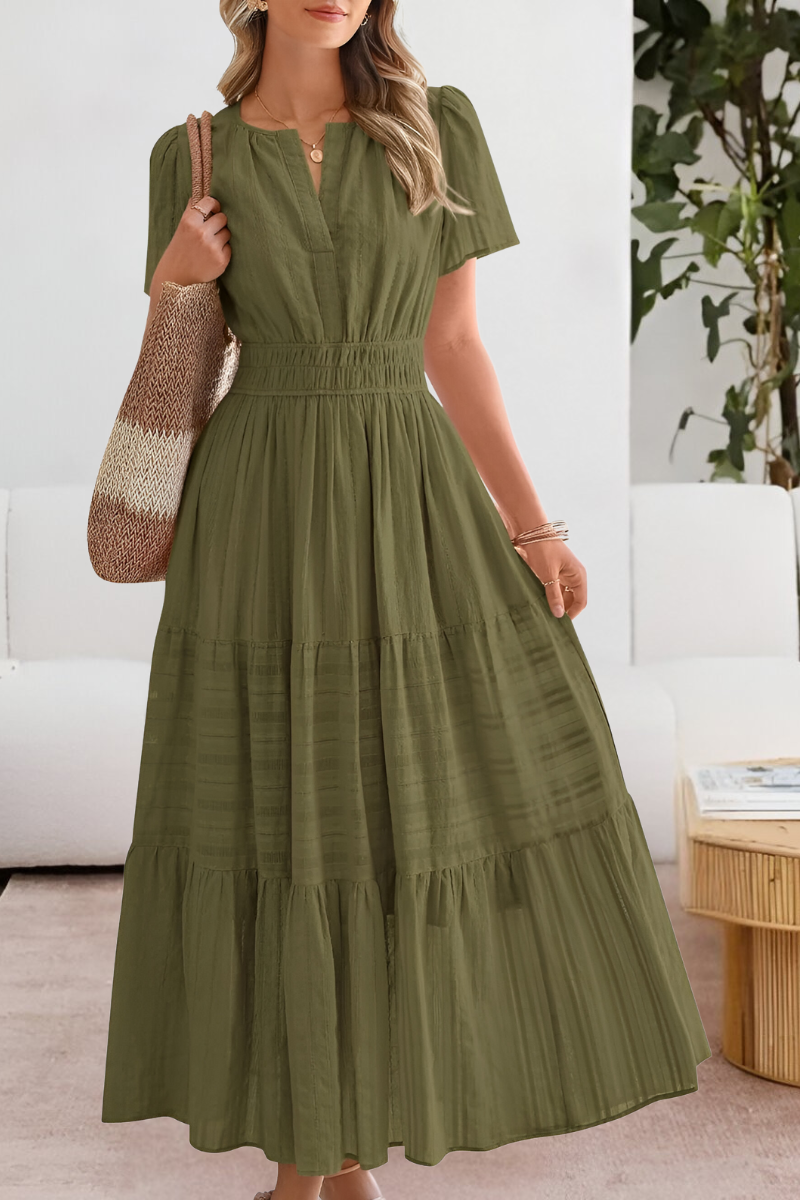 Women's Boho Summer Midi Dress