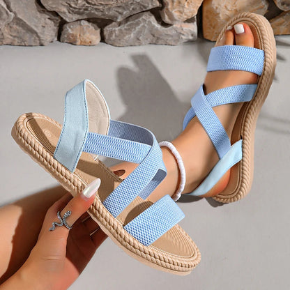 Women's Woven Flat Sandals