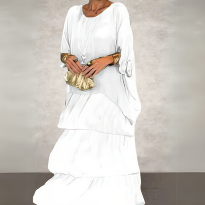 Women's Flowing Wedding Guest Maxi Dress