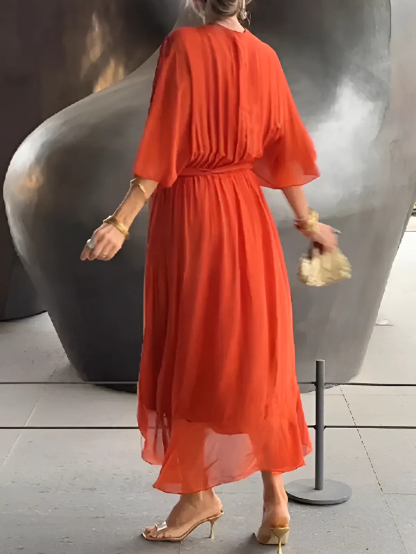 Women's Wrap Midi Dress Day to Night