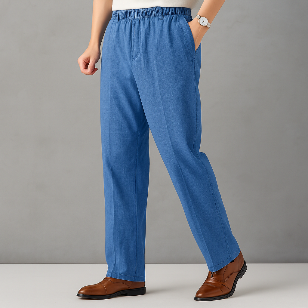 Montaro Drawstring Linen Pants