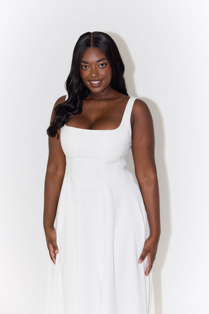 Women's Flowy Event Midi Dress