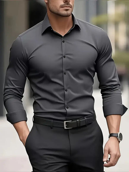 Men's Breathable Long Sleeve Shirt
