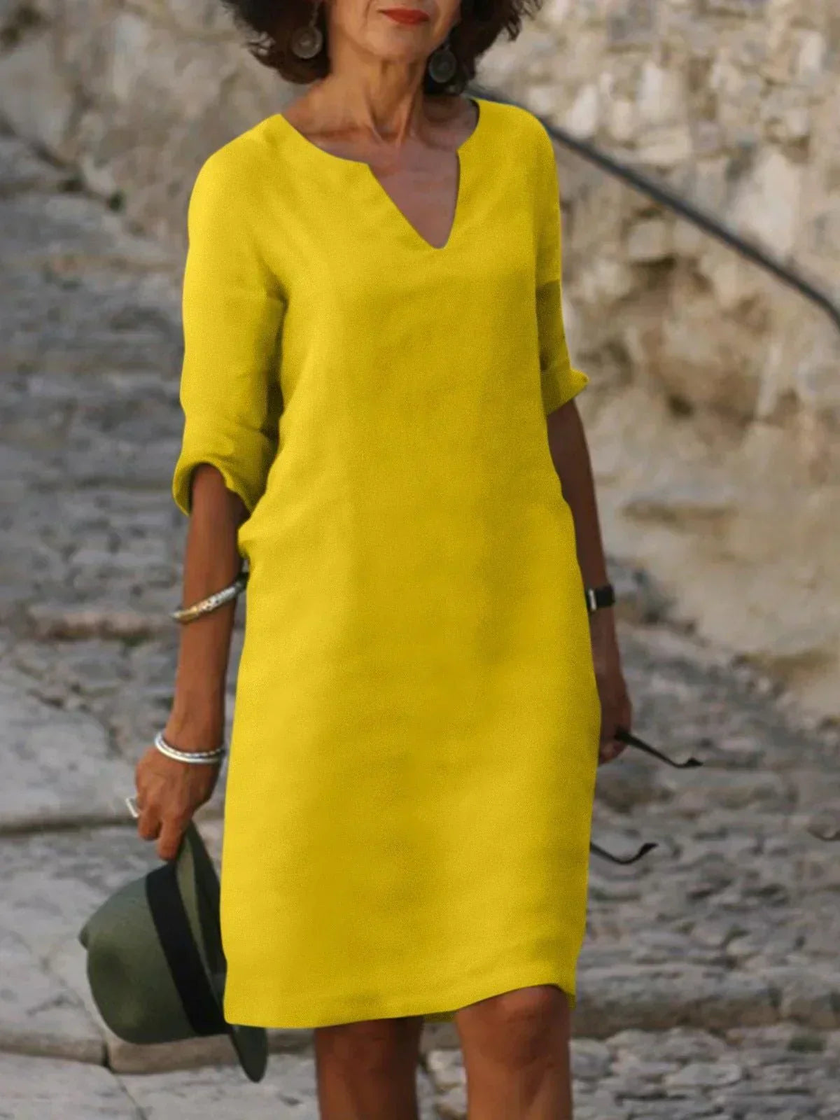 Women's V-Neck Elegant Everyday Maxi Dress