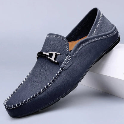 Torsino Leather Slip-On Loafers