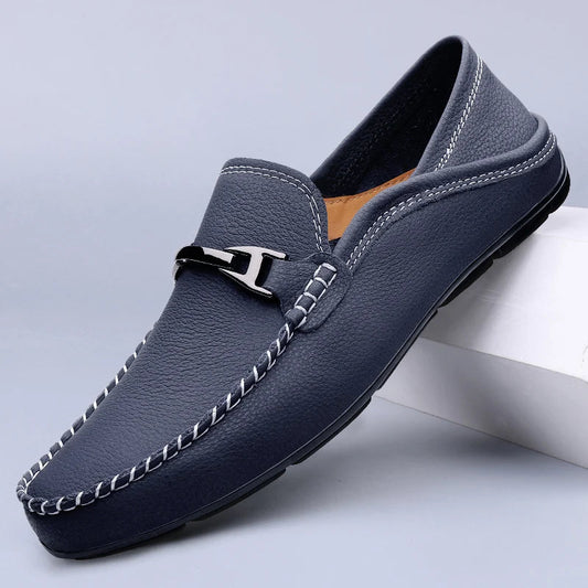 Torsino Leather Slip-On Loafers