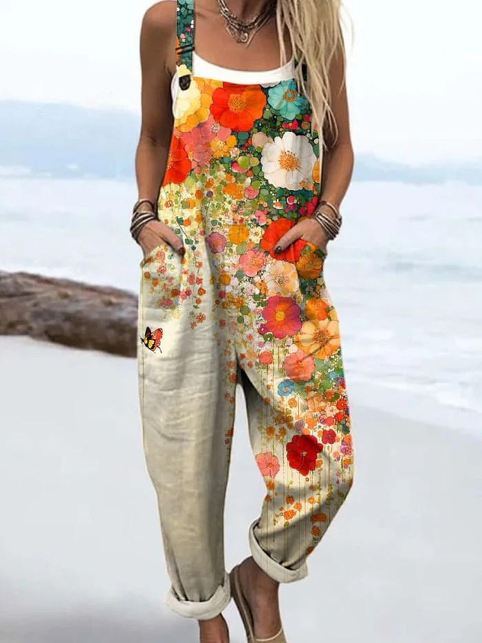 Women's Vintage Floral Summer Dress