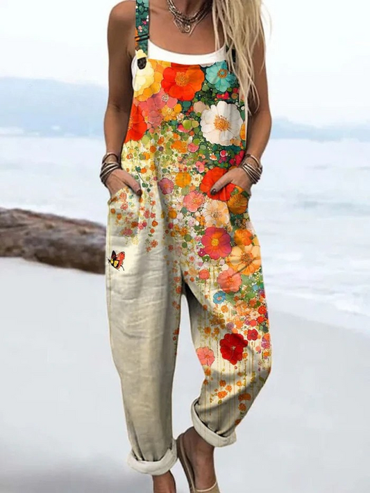 Women's Vintage Floral Summer Dress