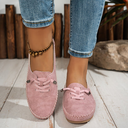 Women's Lace-Up Comfort Loafers