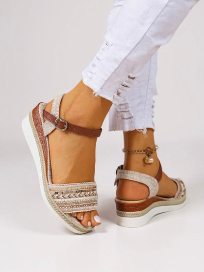 Women's Cushioned Wedge Sandals