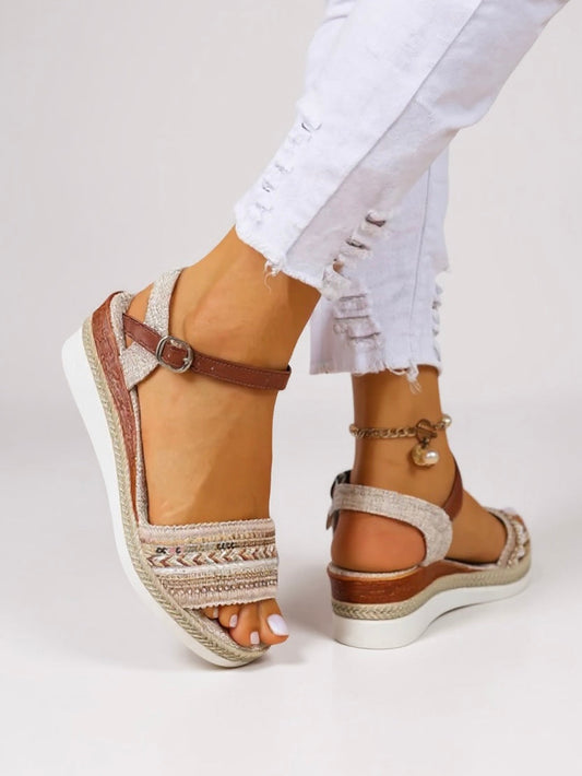 Women's Cushioned Wedge Sandals