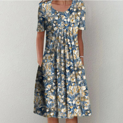 Women's Floral Casual Everyday Midi Dress
