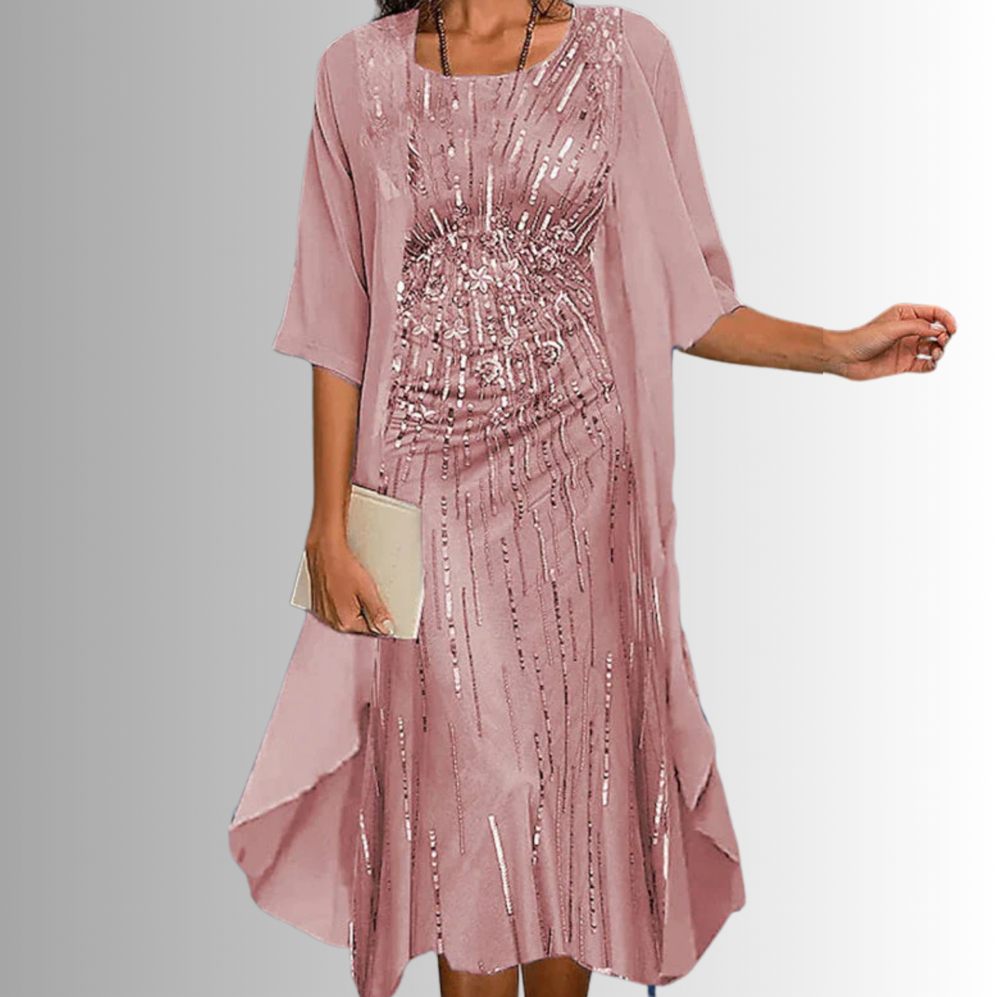 Women's 2-Piece Floral Midi Dress Set