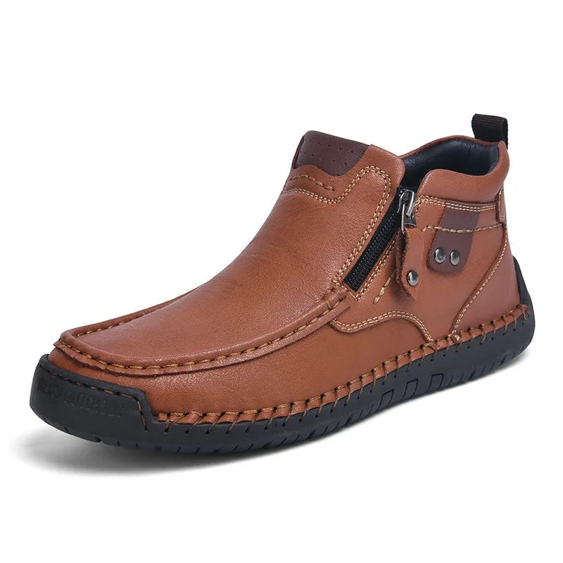 Satino Leather Ankle Boots
