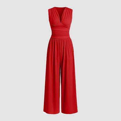 Women's Wide-Leg Casual Day Wear Jumpsuit