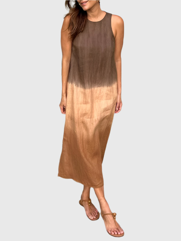 Women's Printed Casual Summer Midi Dress
