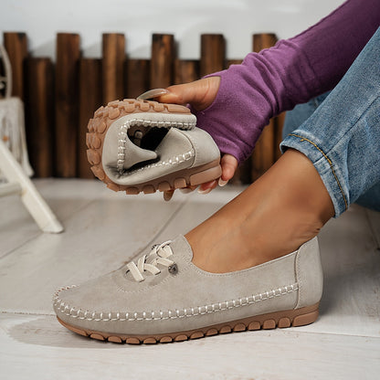Women's Lace-Up Comfort Loafers