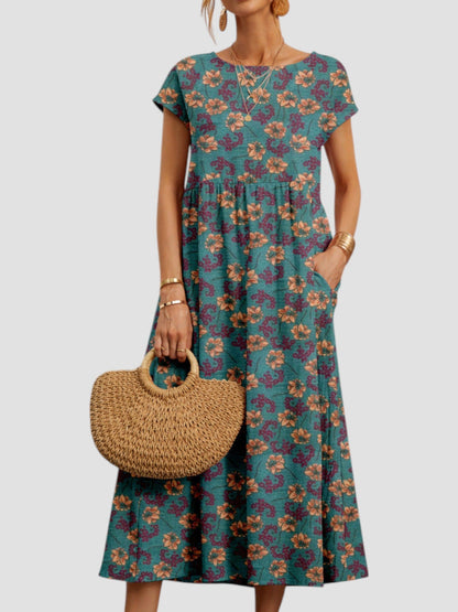 Women's Vintage Summer Maxi Dress