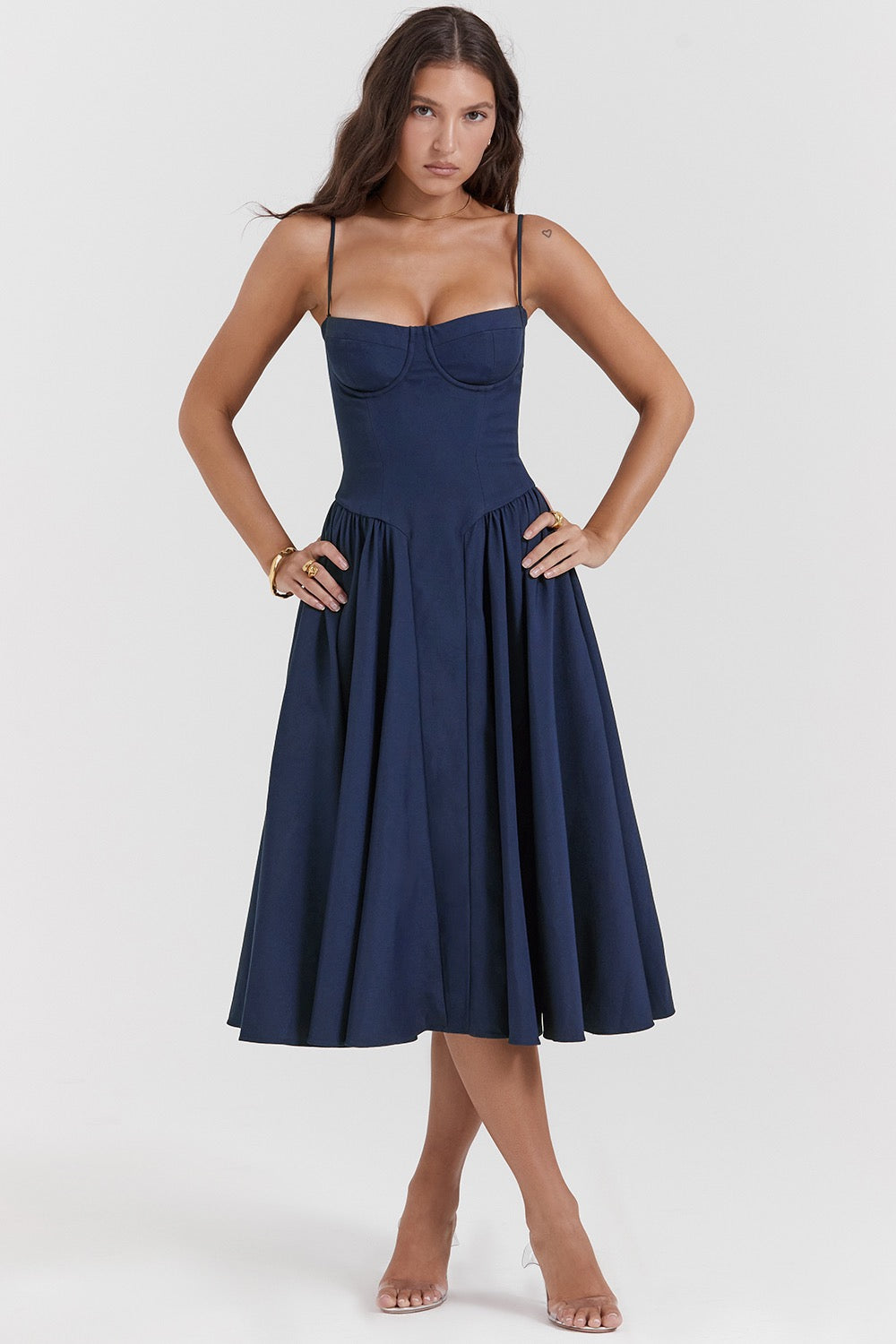 Women's Long Tank Wedding Guest Maxi Dress