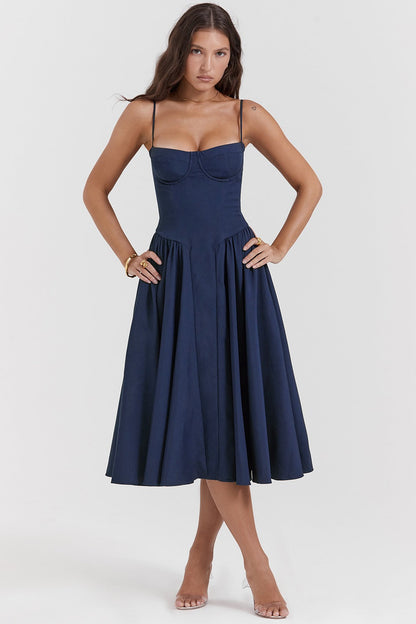 Women's Long Tank Wedding Guest Maxi Dress