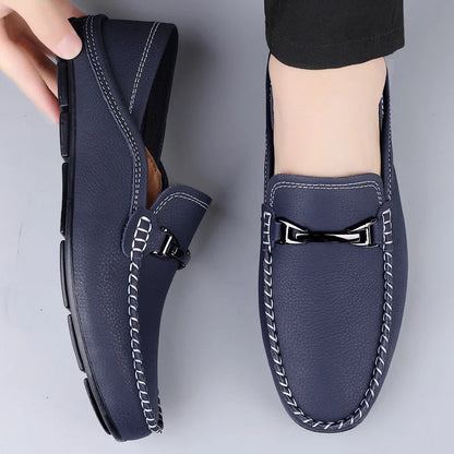 Torsino Leather Slip-On Loafers