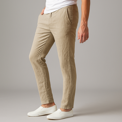 Bastian Drawstring Linen Pants