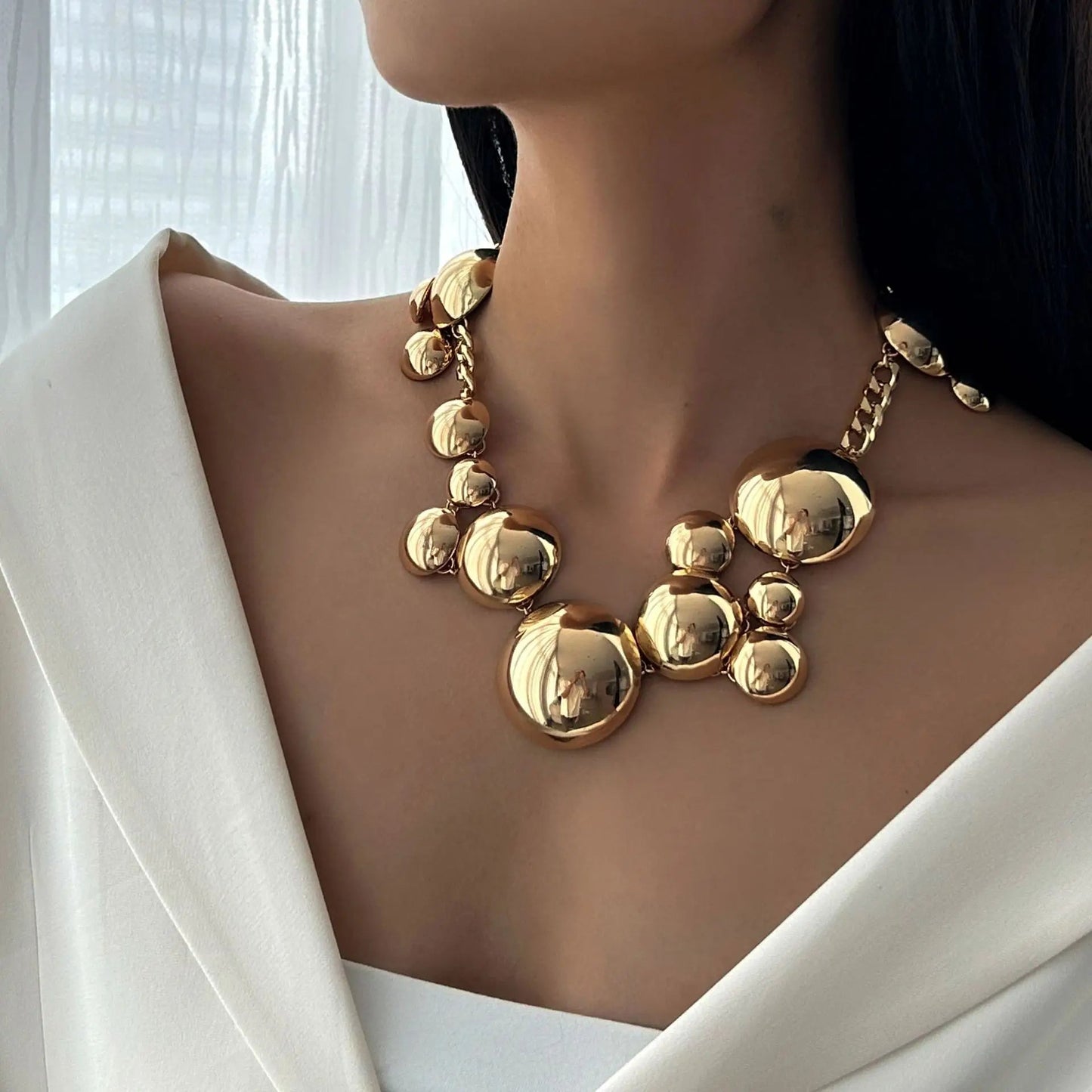 Valora Non-Tarnish Metal Orb Earrings Set
