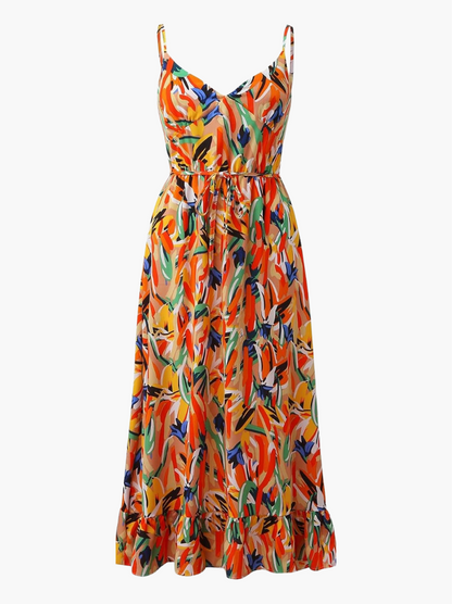 Women's Floral Special Event Midi Dress