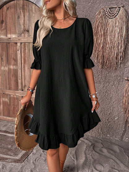 Women's Ruffle Summer Casual Dress