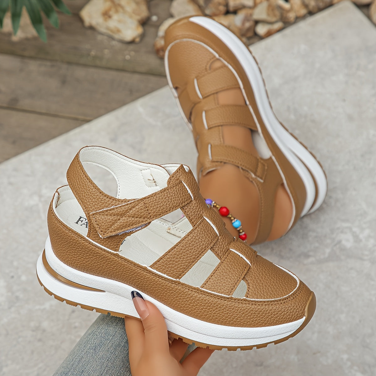 Women's Platform Adjustable Sandals