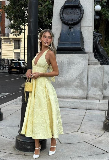 Women's Embroidered Wedding Guest Maxi Dress