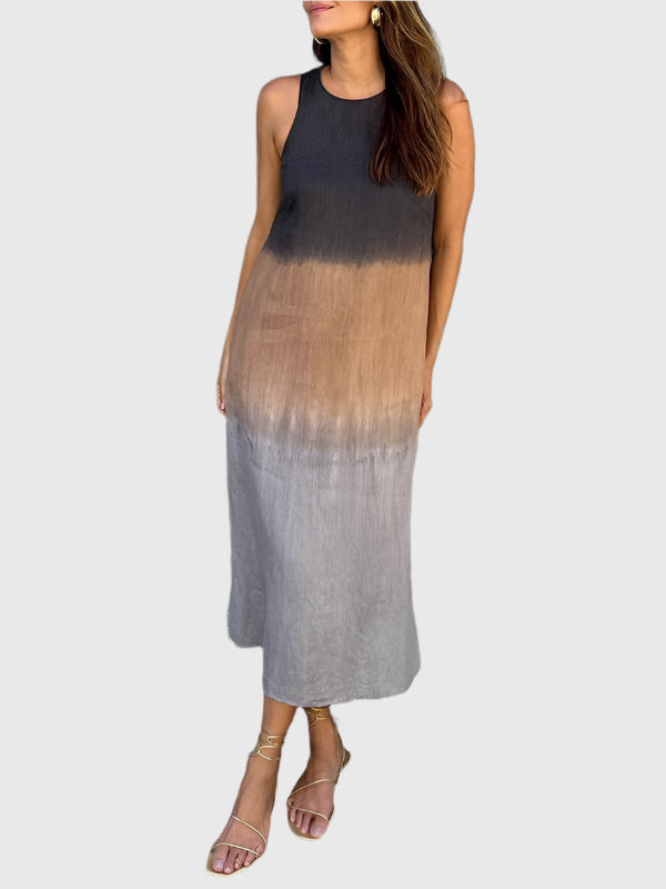 Women's Printed Casual Summer Midi Dress