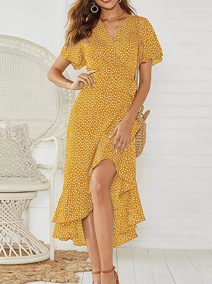 Women's Long Floral Summer Maxi Dress