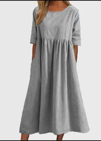Women's Spring Casual Daywear Midi Dress