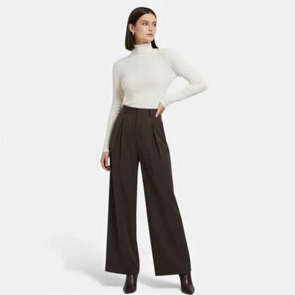 Valona Pleated Women's Wide-Leg Pants