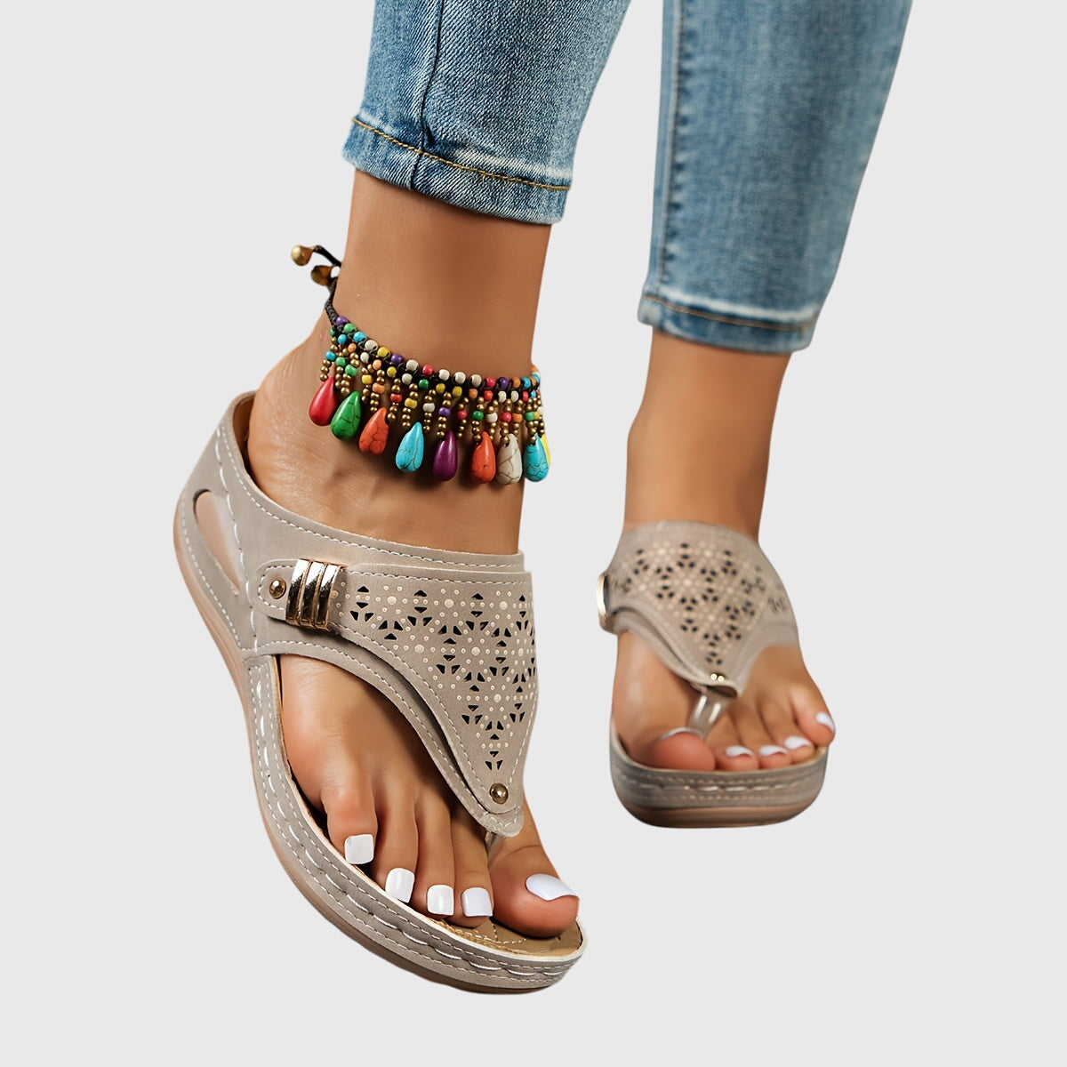 Women's Platform Ankle Strap Sandals