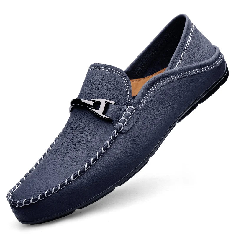 Torsino Leather Slip-On Loafers