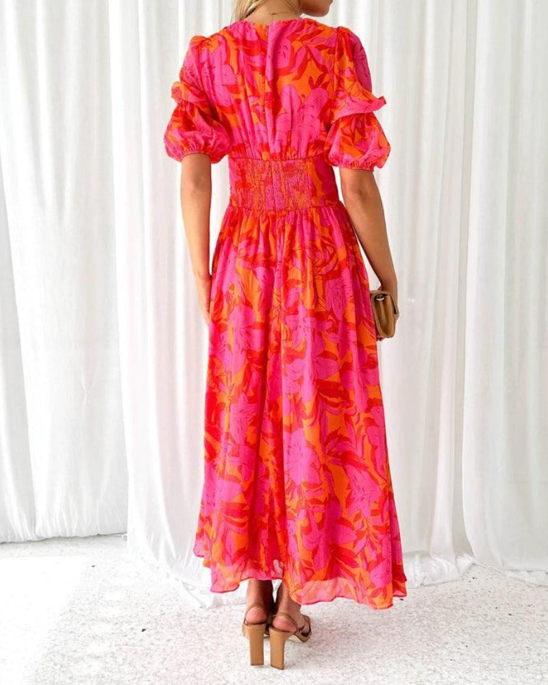 Women's Elegant Flowy Summer Maxi Dress