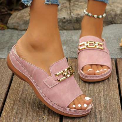 Women's Cushioned Flat Sandals
