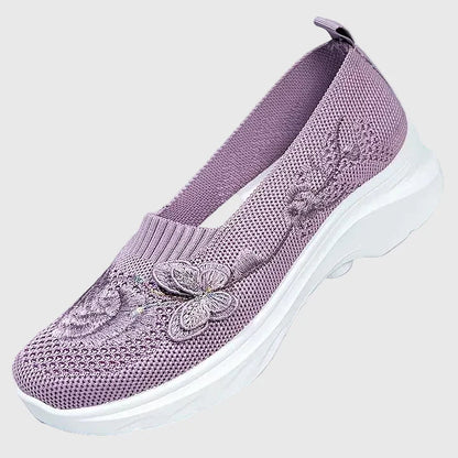 Women's Embroidered Slip-On Sneakers