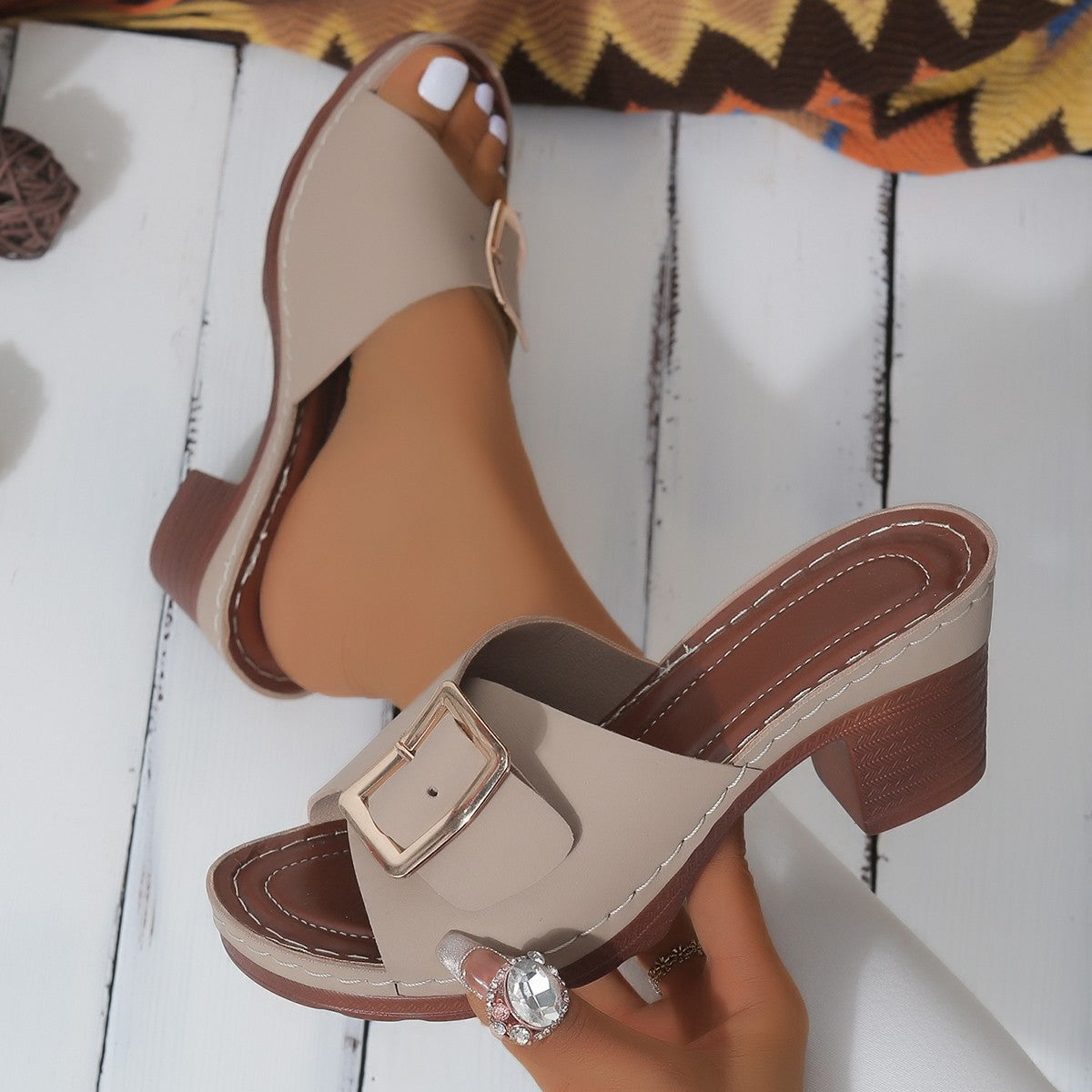 Women's Flat Strap Sandals