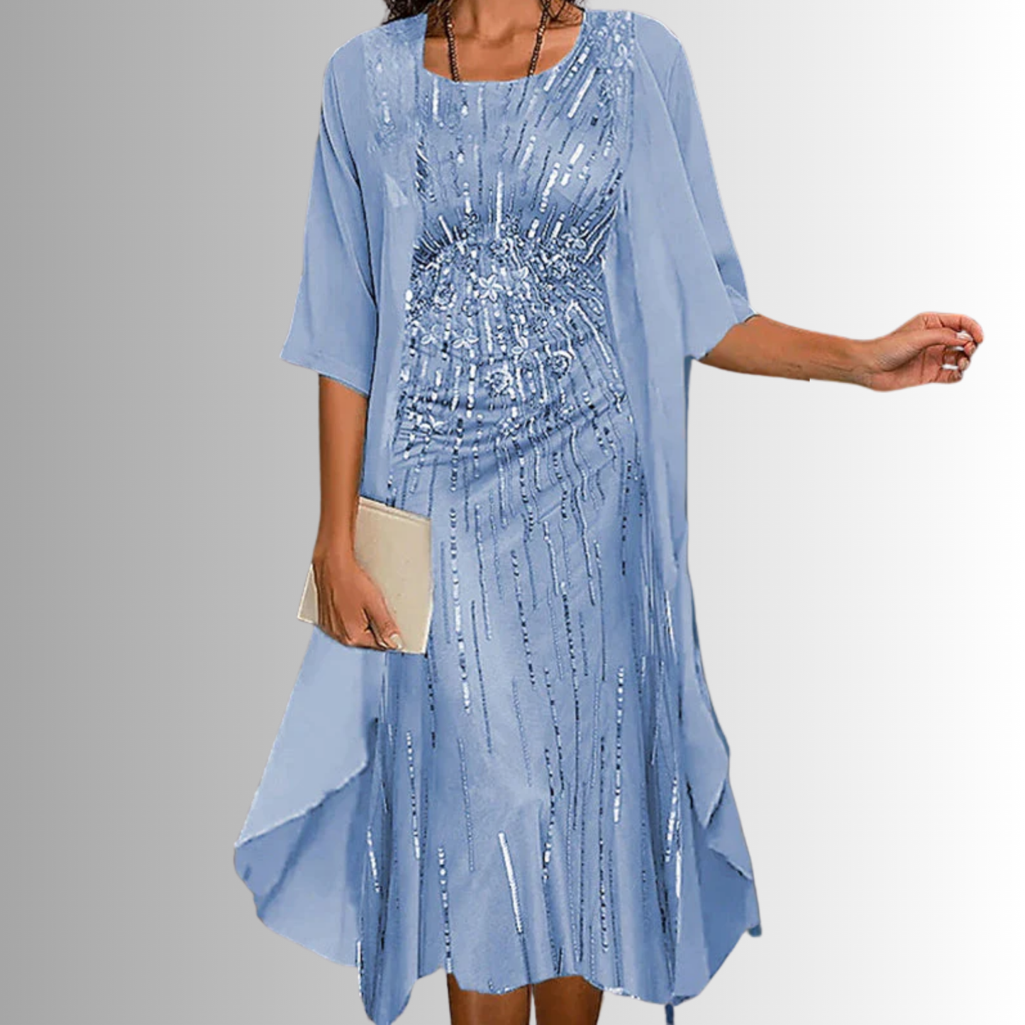 Women's 2-Piece Floral Midi Dress Set