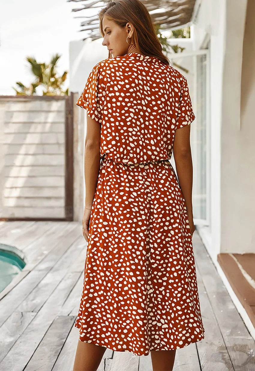 Women's Casual Summer Midi Dress
