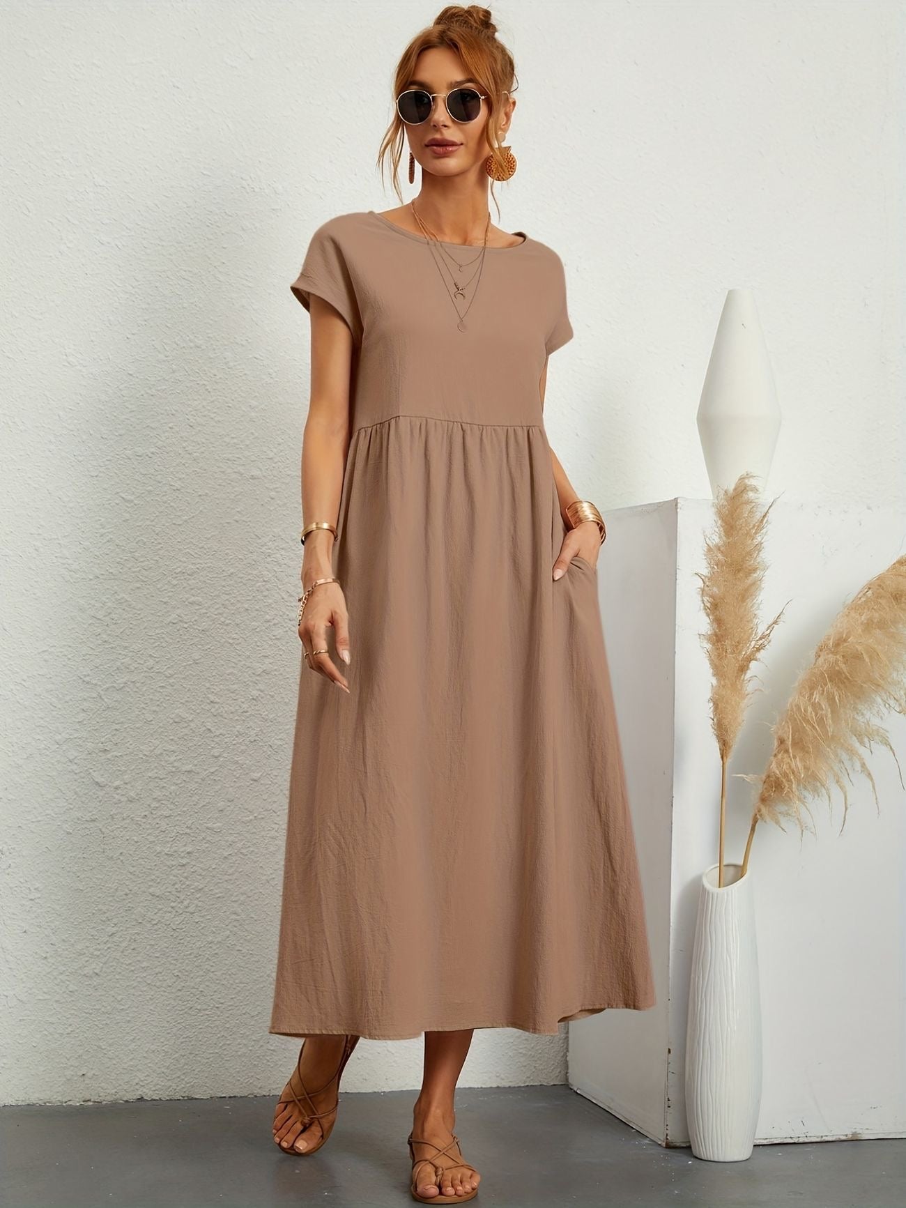 Women's Lightweight Summer Midi Dress