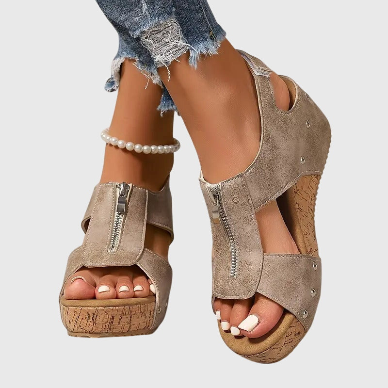Women's Orthopedic Zipper Sandals